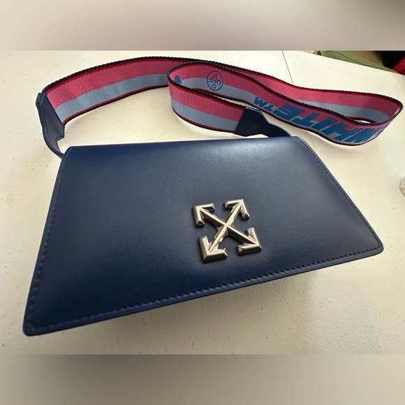 Off-White | Leather Jitney 0.5 Flap Bag - Picture 2 of 12